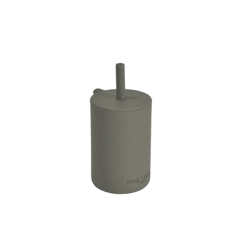 The "Tista" Silicone Cup with Lid + Straw